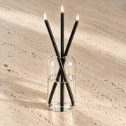 BIRTA Endless Candle Set — Black overhead [finish:Black]