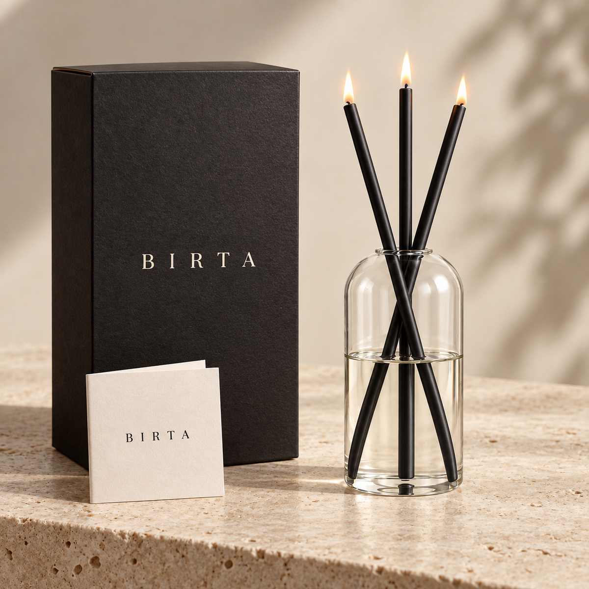 BIRTA Endless Candle Set — Black set [finish:Black]